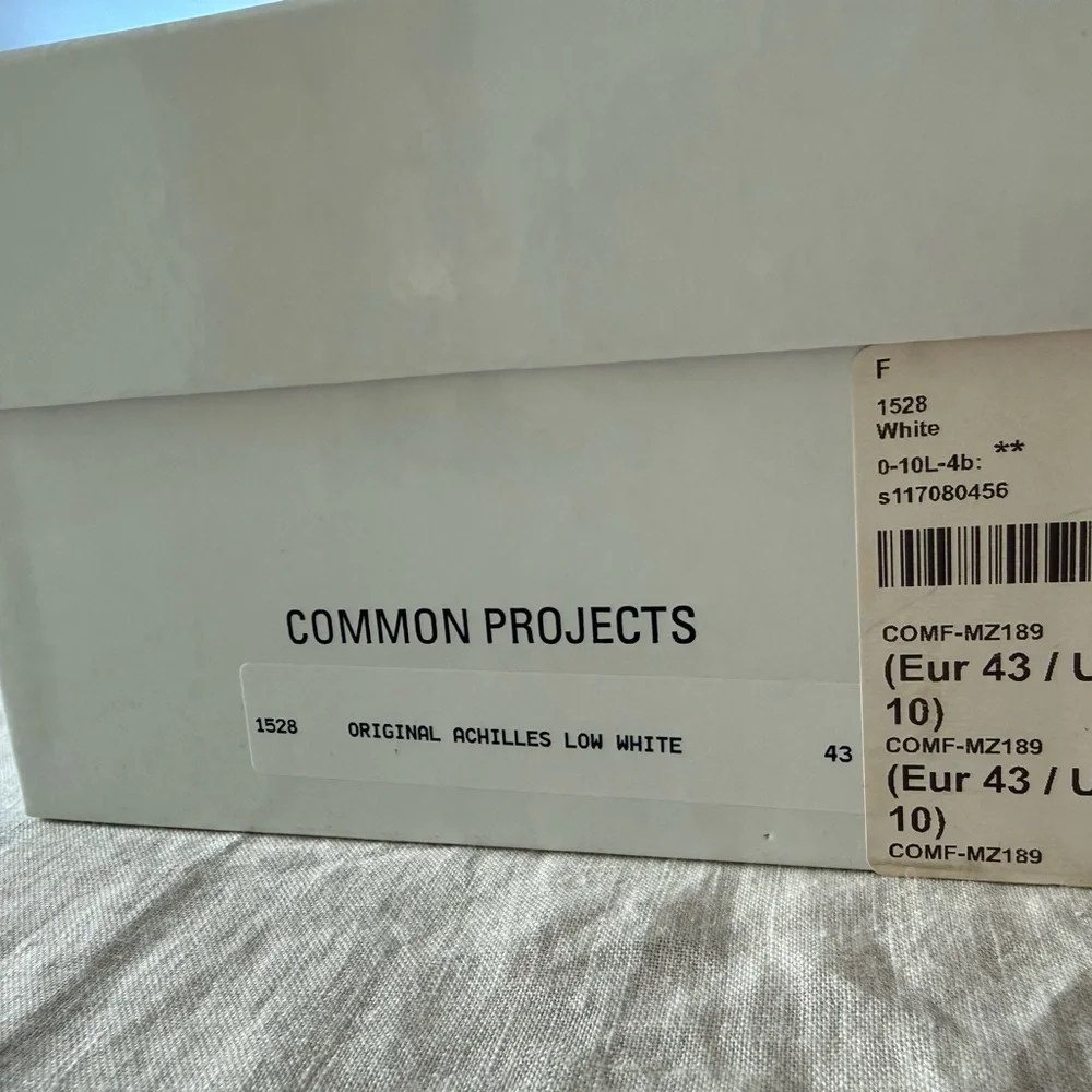 common projects achilles low white mens 10 - Picture 3 of 5